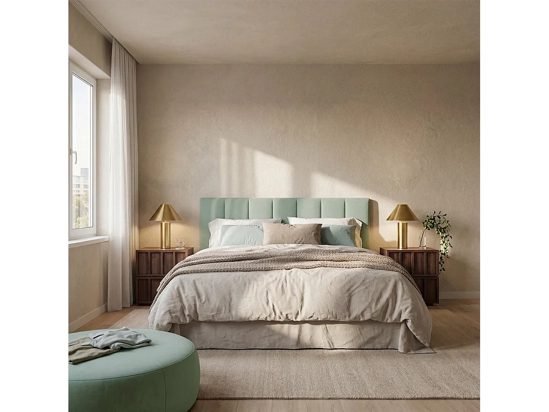 Cabecero doble de Tela Menta 53 x 166- Corso