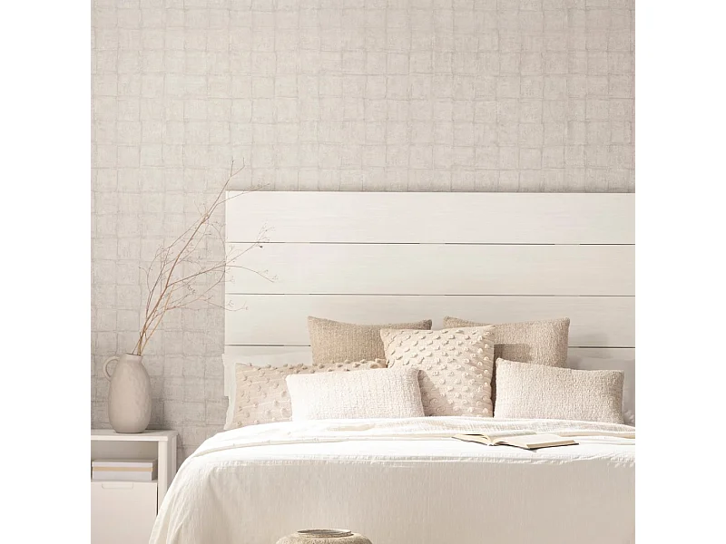 Cabecero doble de Madera Blanco 80 x 162- Leira