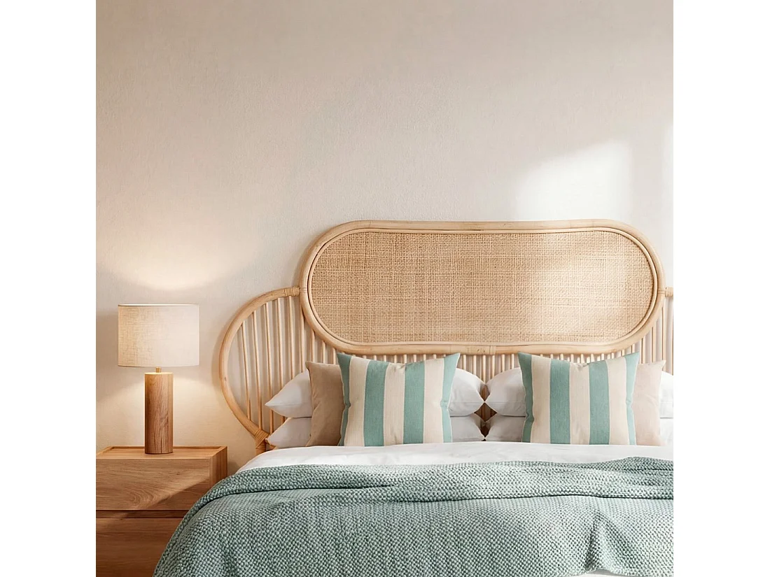 Cabecero doble de Fibra natural Natural 3 x 120- Baro