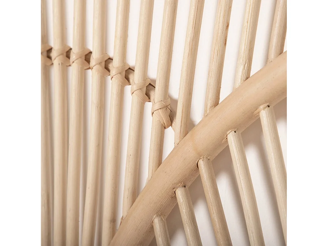 Tête de lit double en rotin naturel 170x133 cm-Arue