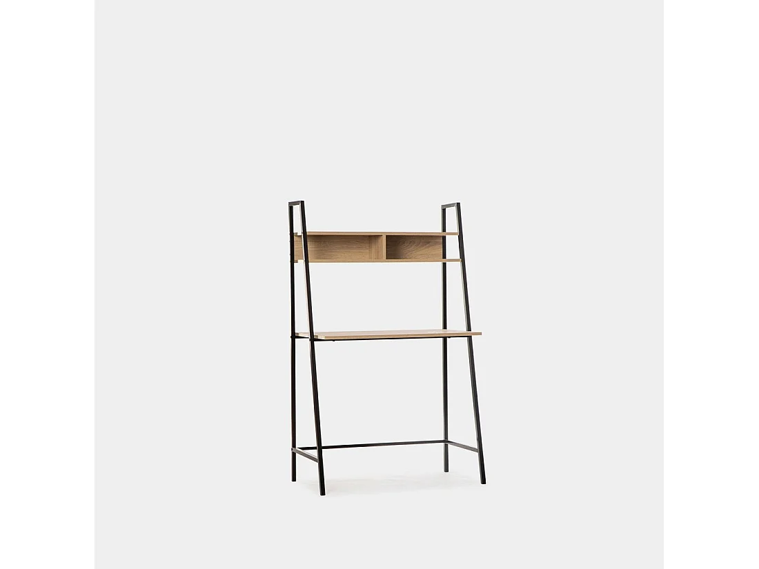 Bureau d'écriture en bois naturel 85x140 cm-Clerk