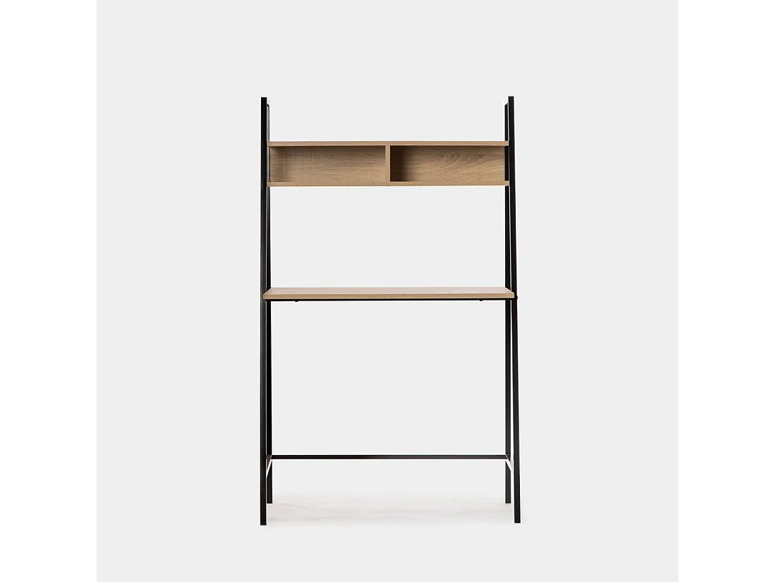 Bureau d'écriture en bois naturel 85x140 cm-Clerk