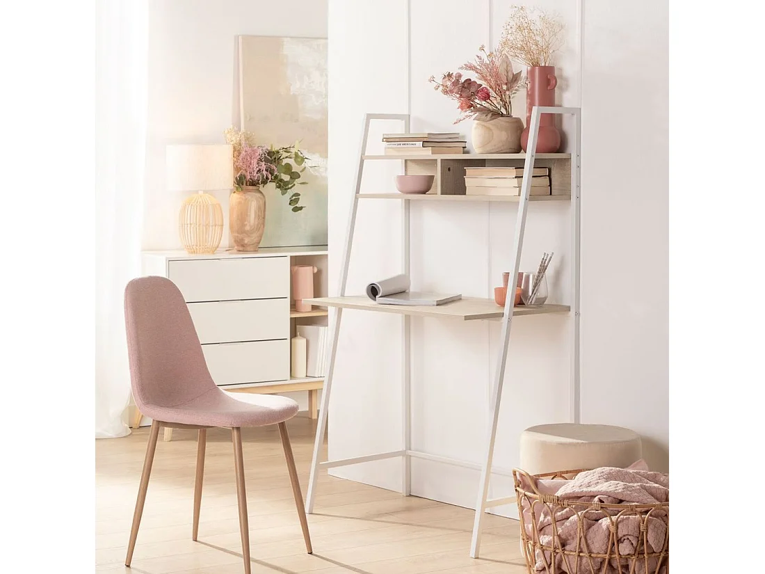 Mesa escritorio de Madera Natural 140 x 85- Clerk