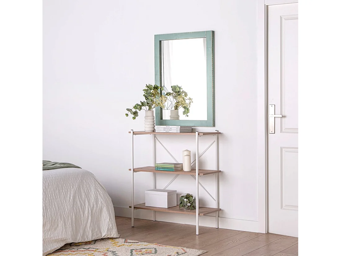 Estantería baja de Natural Natural 91 x 80- Milan