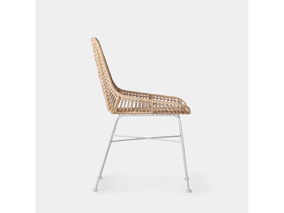 Silla de exterior de Fibra natural Natural 85 x 52- Lui