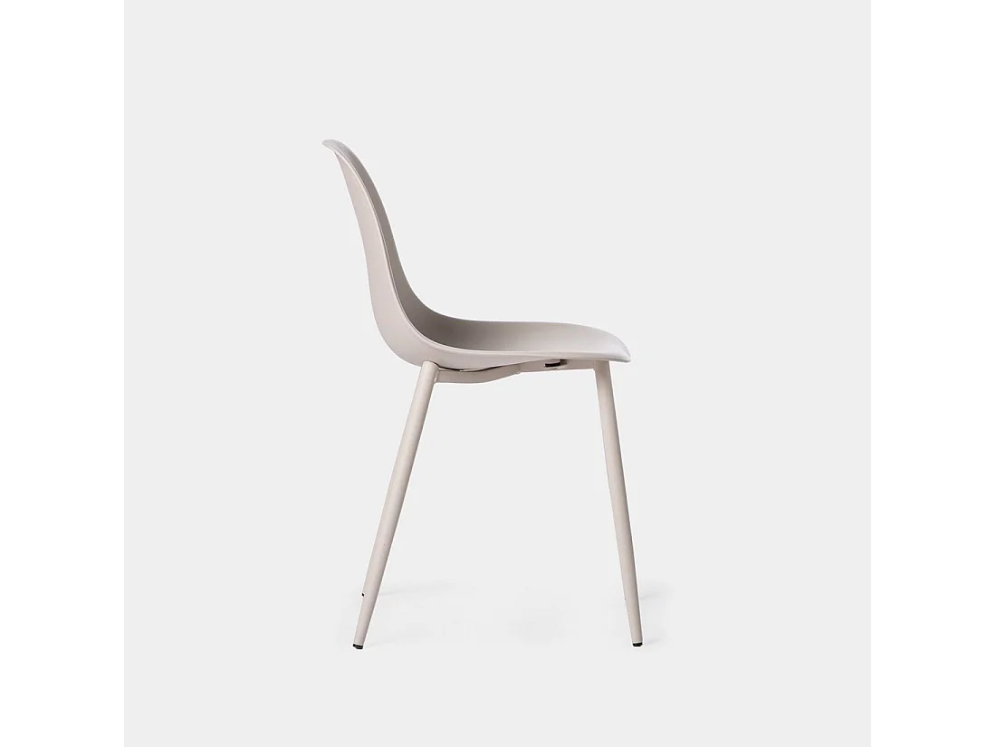 Silla de jardín de Plástico Beige 80 x 45- Nina
