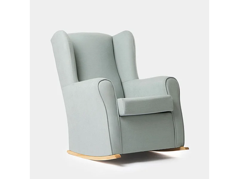 Fauteuil d'allaitement en tissu menthe 75x103 cm-Lily