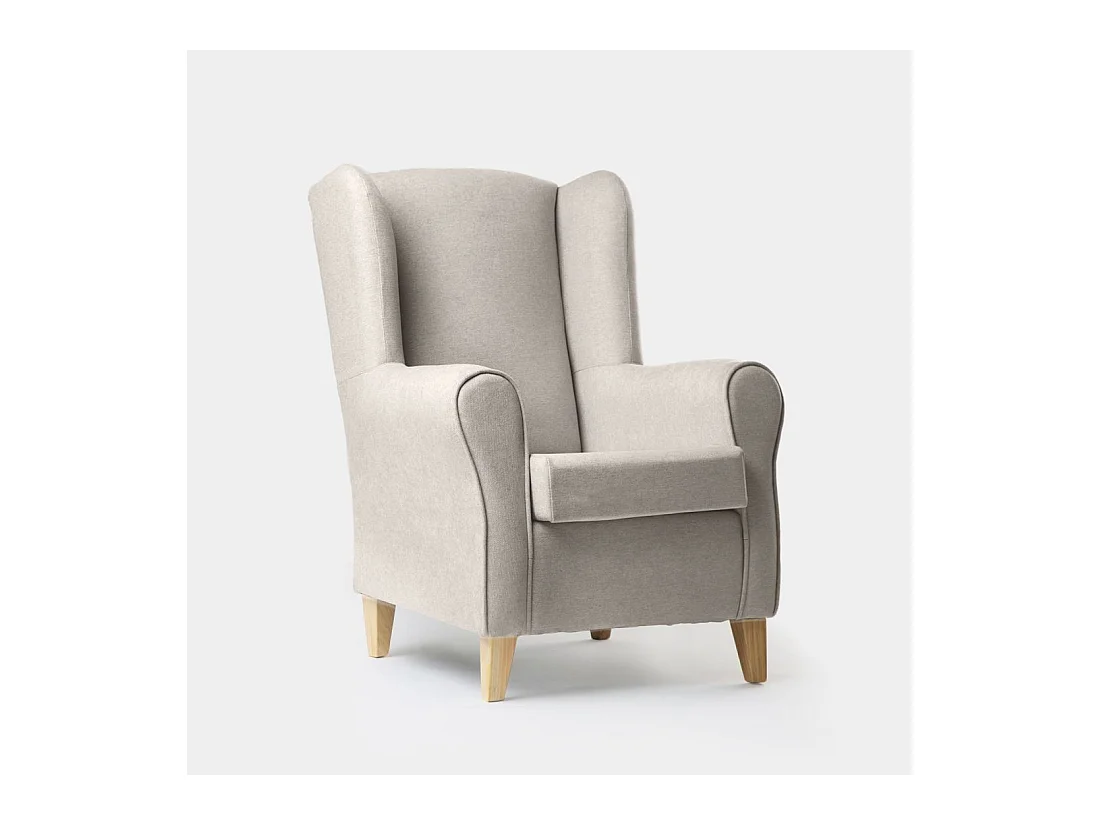 Butaca de lectura de Poliéster Beige 103 x 75- Isabela