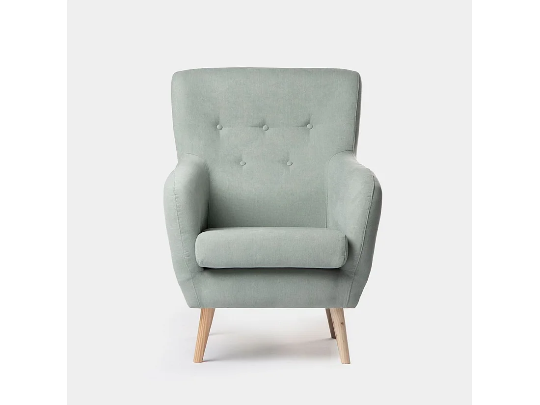 Butaca de lectura de Poliéster Menta 96 x 72- Astrid