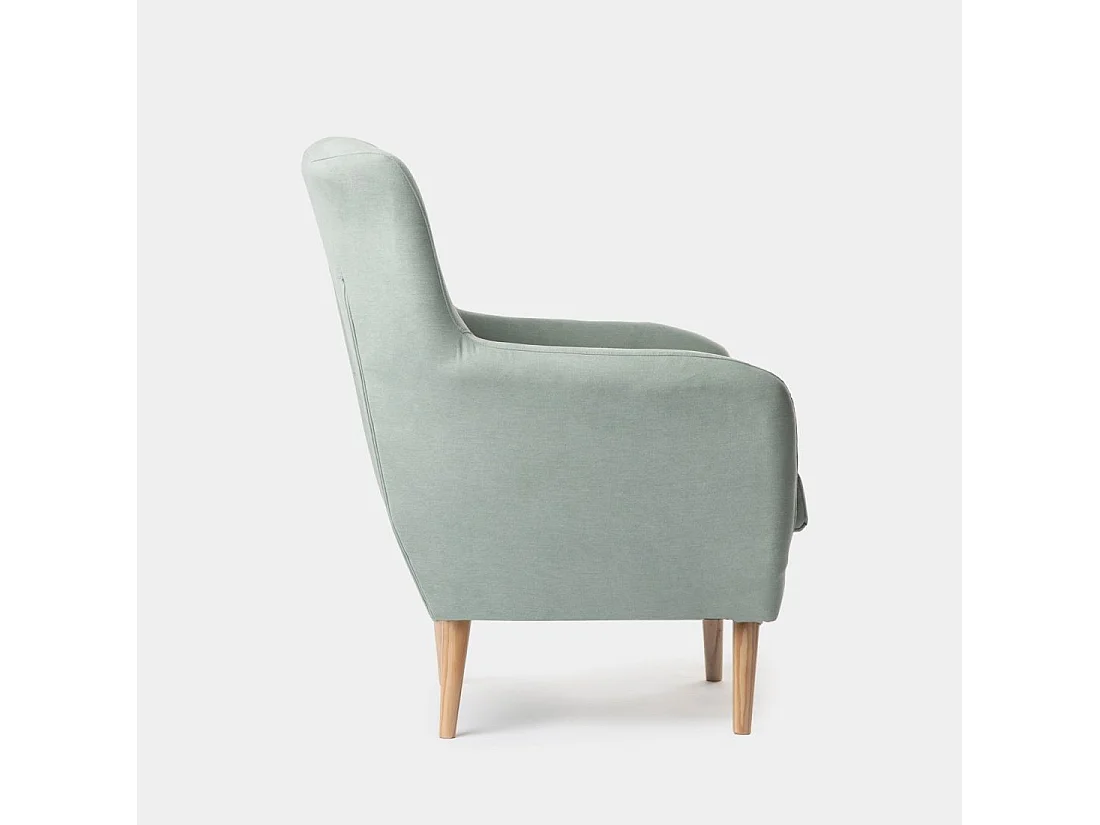 Butaca de lectura de Poliéster Menta 96 x 72- Astrid