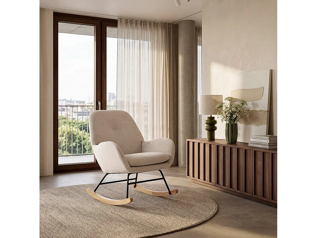 Butaca de lactancia de Micropana Beige 88 x 67- Becca