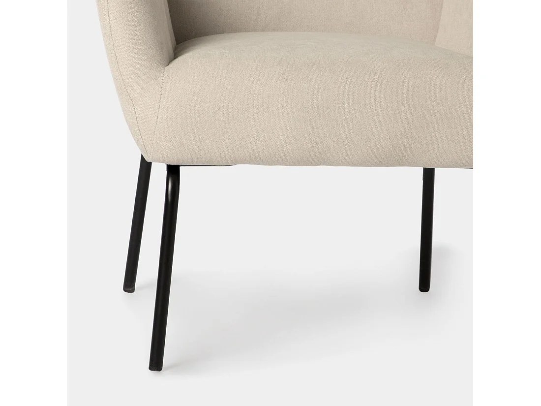 Butaca de lectura de Poliéster Beige 87 x 73- Gala