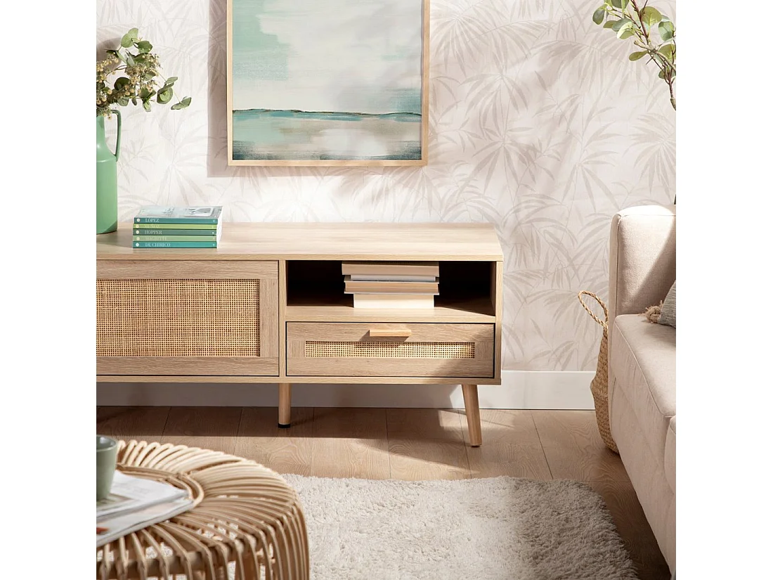 Mueble Tv de Fibra natural Natural 50 x 160- Tahiti