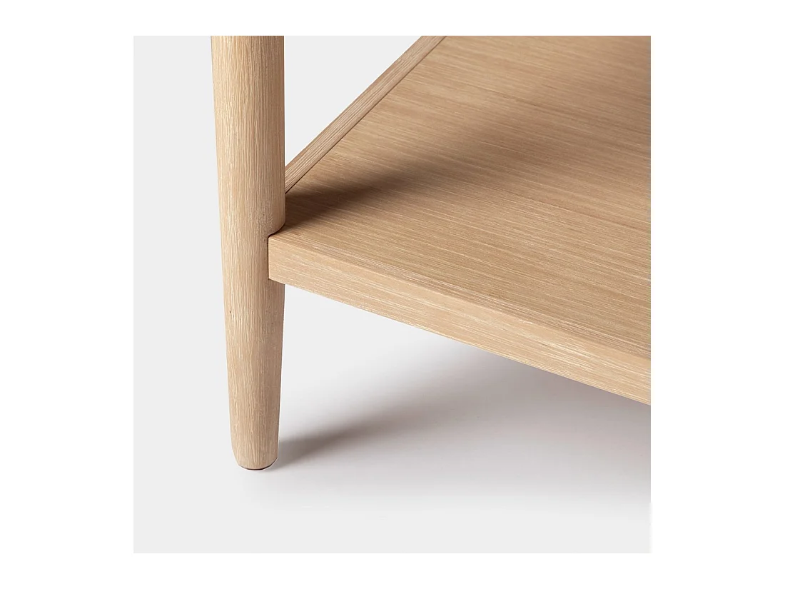 Table basse relevable en bois naturel 100x45 cm-Ava