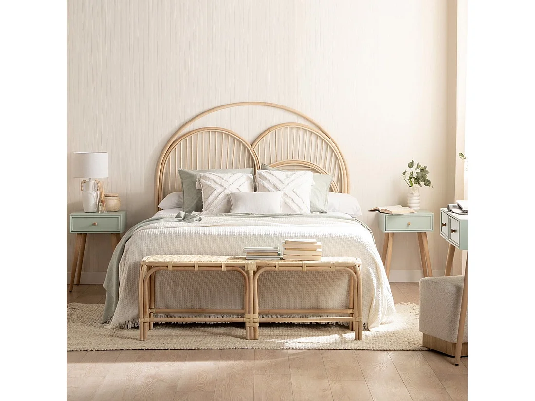 Banco de Fibra natural Natural 48 x 135- Saro