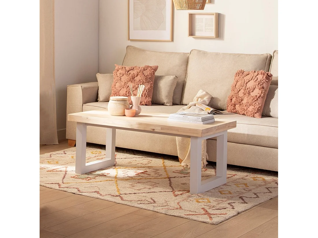 Mesa de centro elevable de  Natural 50 x 120- Alys