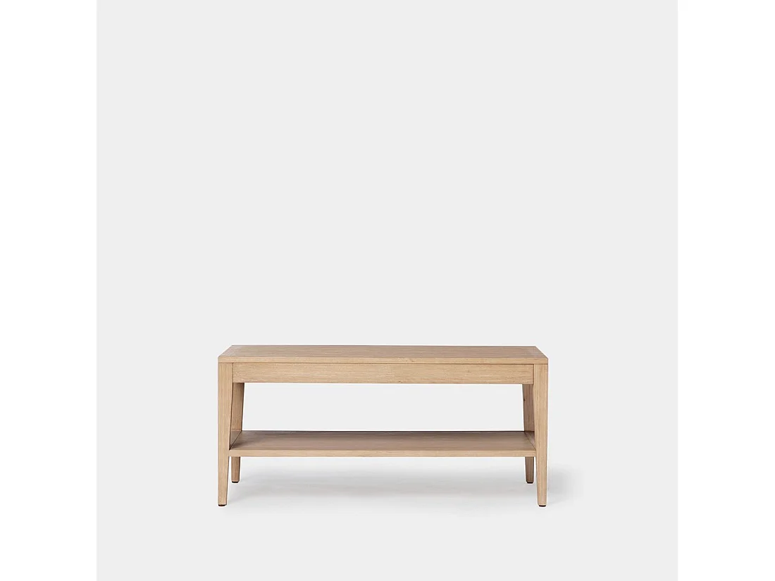 Table basse relevable en bois naturel 100x45 cm-Mara
