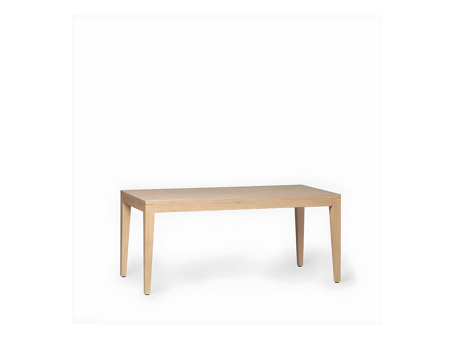 Table basse fixe en bois naturel 100x45 cm-Mara