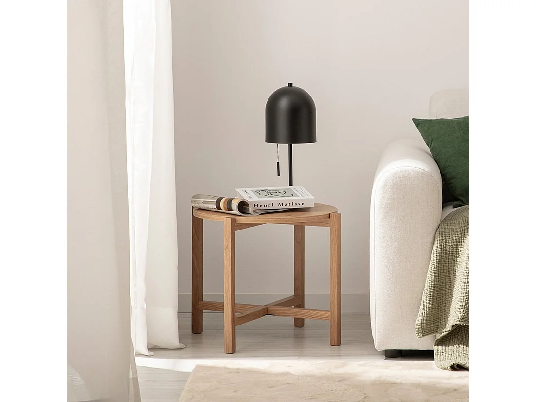 Mesa auxiliar de Madera Natural 45 x 56- Arzen