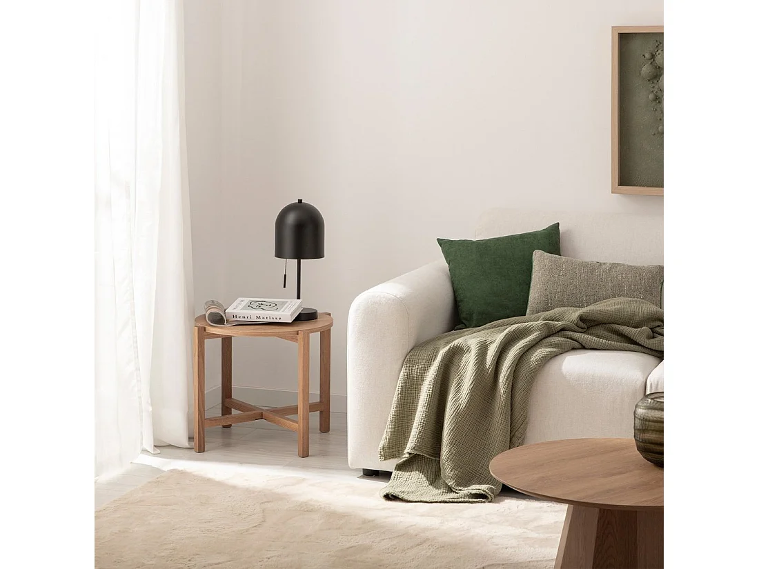 Mesa auxiliar de Madera Natural 45 x 56- Arzen