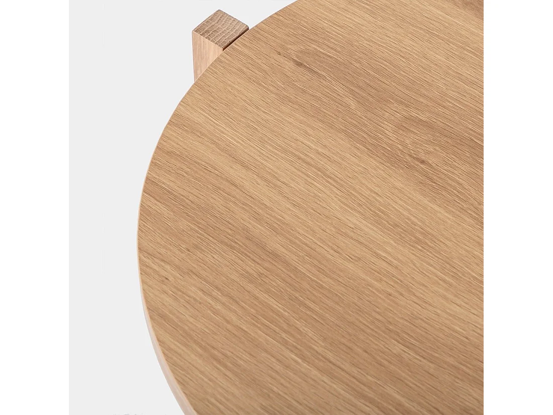 Mesa auxiliar de Madera Natural 45 x 56- Arzen