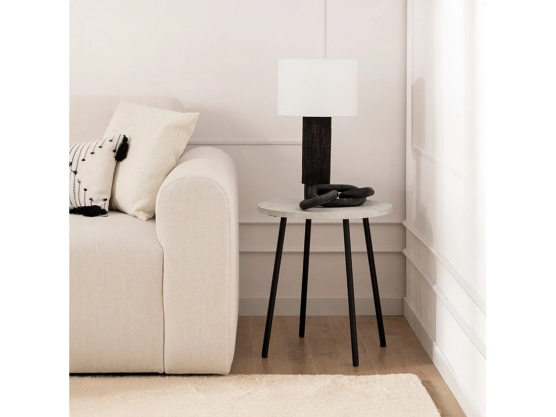 Mesa auxiliar de Lacado Negro 50 x 45- Siena