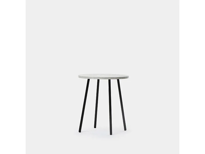 Mesa auxiliar de Lacado Negro 50 x 45- Siena