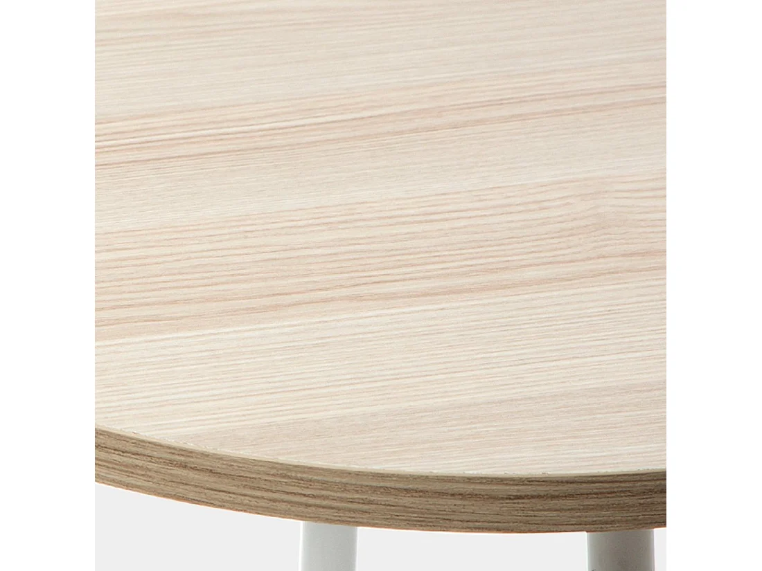 Table d'appoint en bois naturel 45x50 cm-Siena