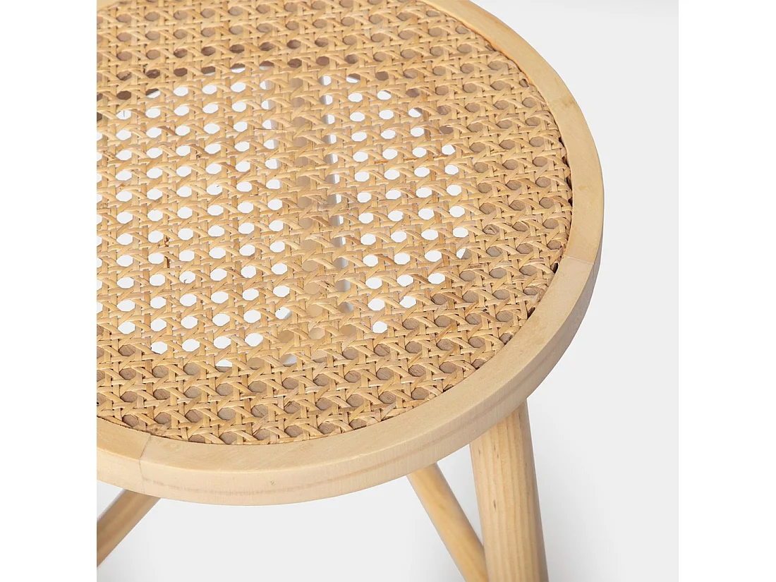 Table d'appoint en rotin naturel 32x46 cm-Quo