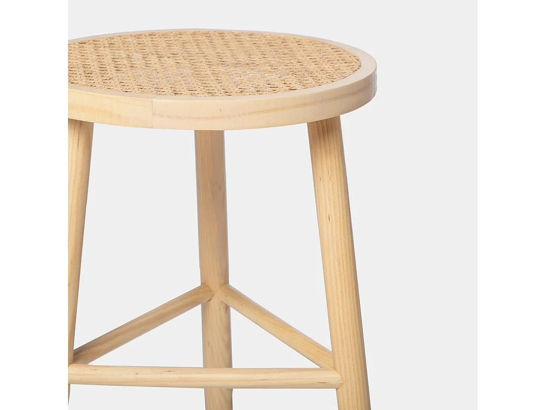 Table d'appoint en rotin naturel 32x46 cm-Quo