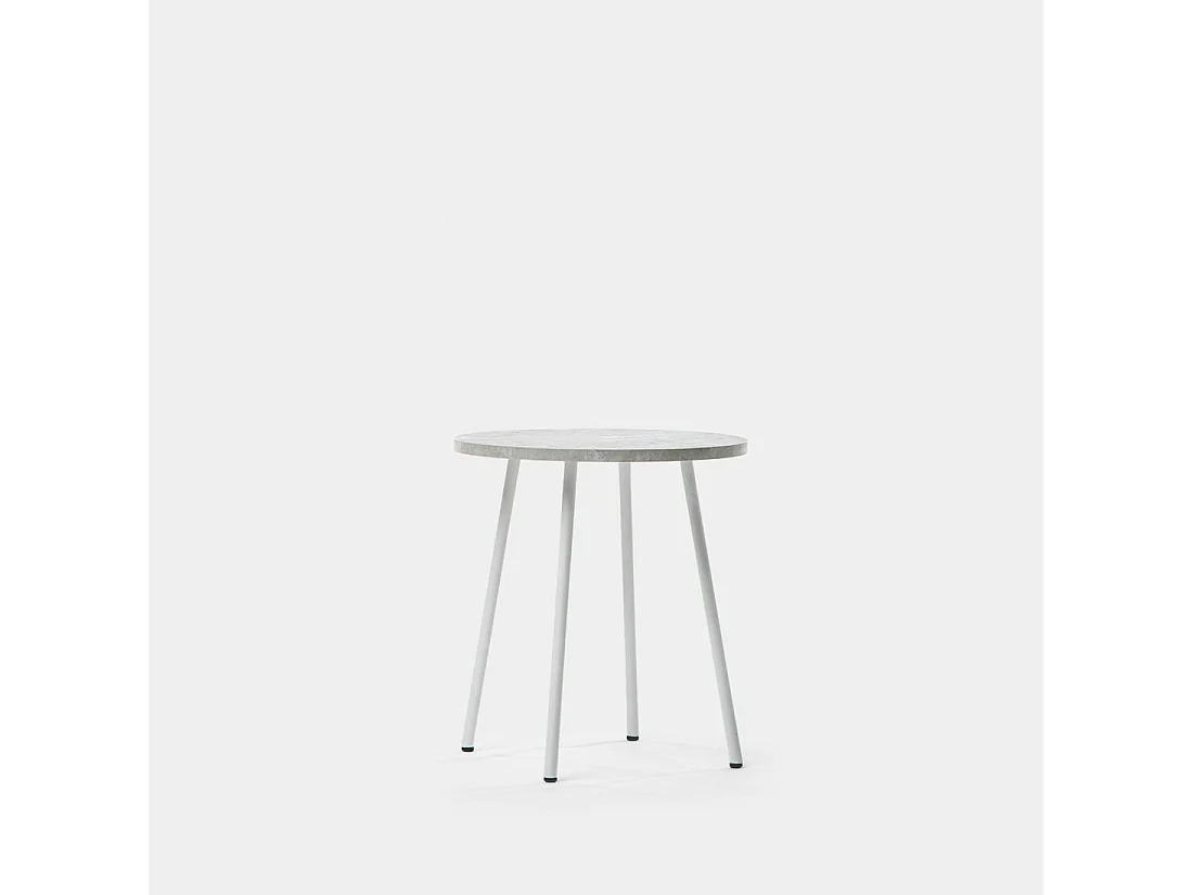 Mesa auxiliar de Madera Blanco 50 x 45- Siena