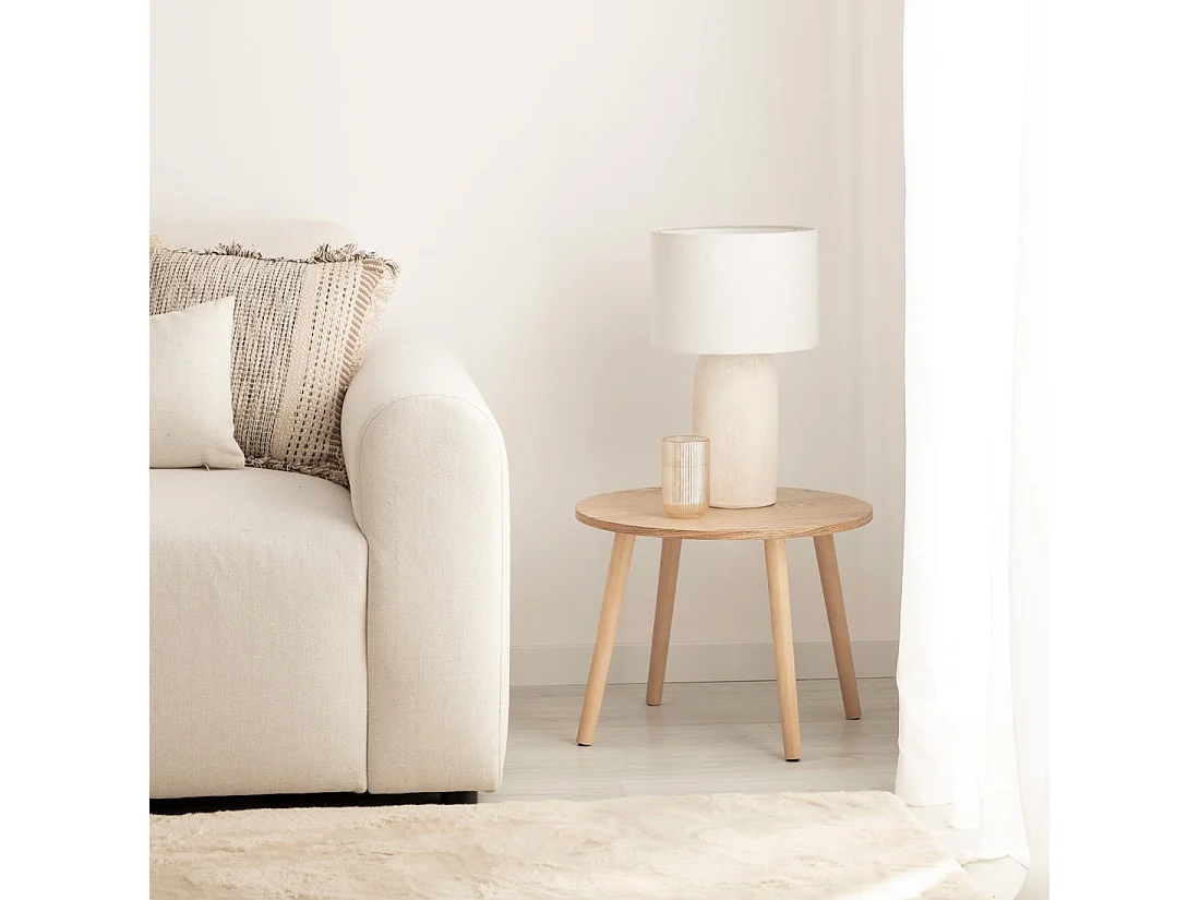 Mesa auxiliar de Madera Natural 38 x 50- Hous