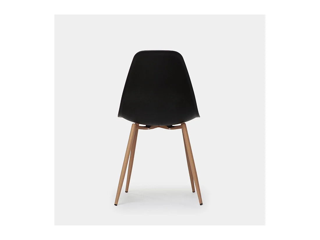 Packs 6 sillas Negro 45 x 80 cm