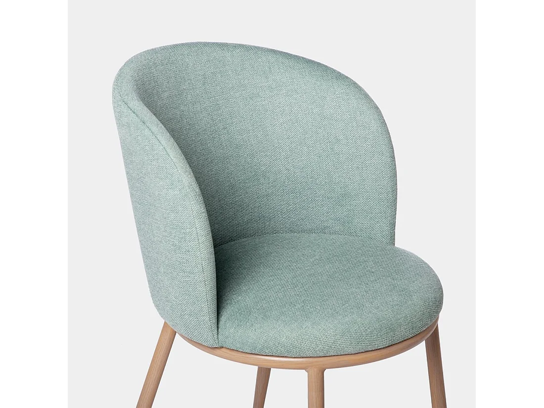 Silla de comedor de Tela Menta 80 x 51- Nolan