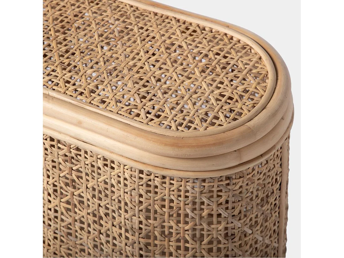 Coffre en fibre synthétique naturel 60x40 cm-Sima