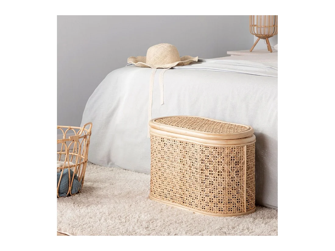 Baúl de Fibra sintética Natural 40 x 60- Sima