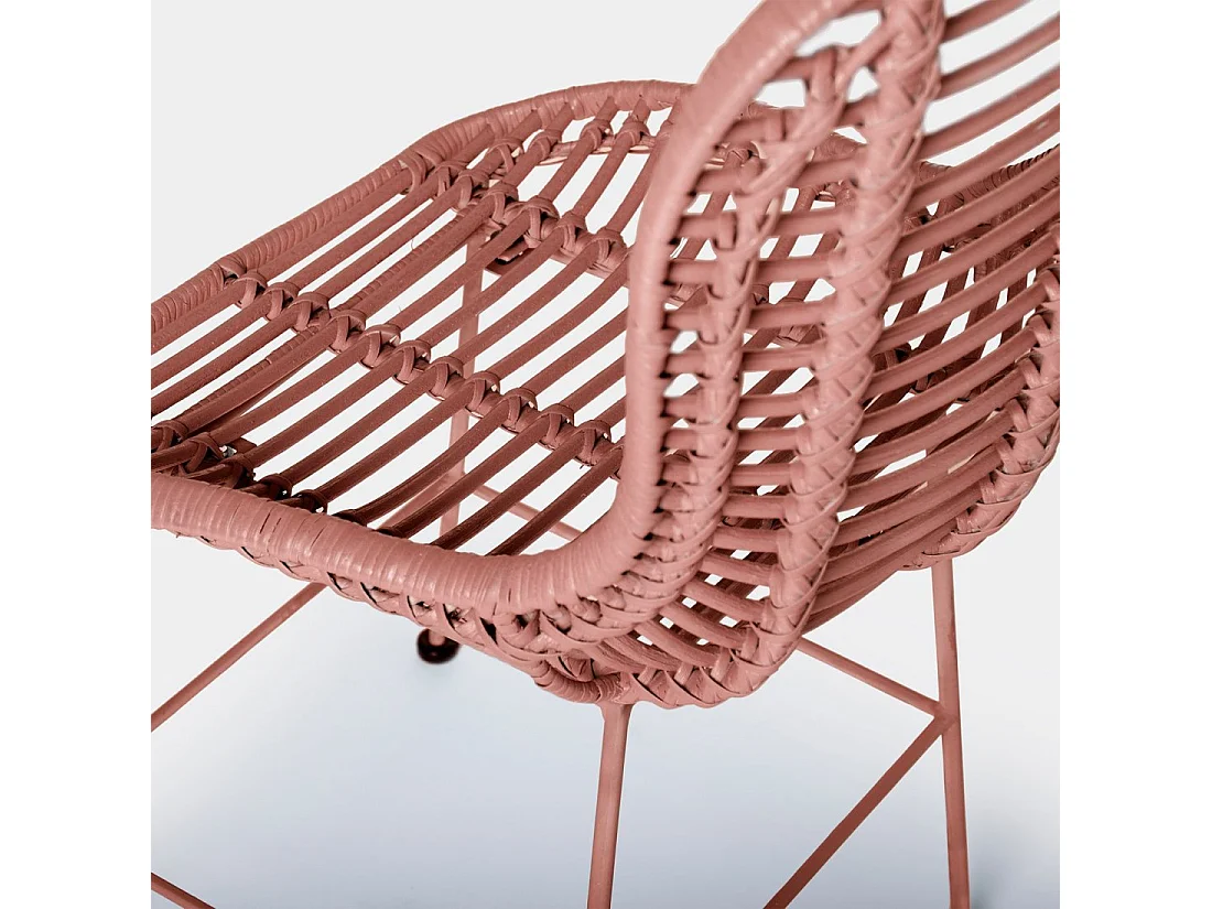 Packs 2 sillas Terracota 47 x 86 cm