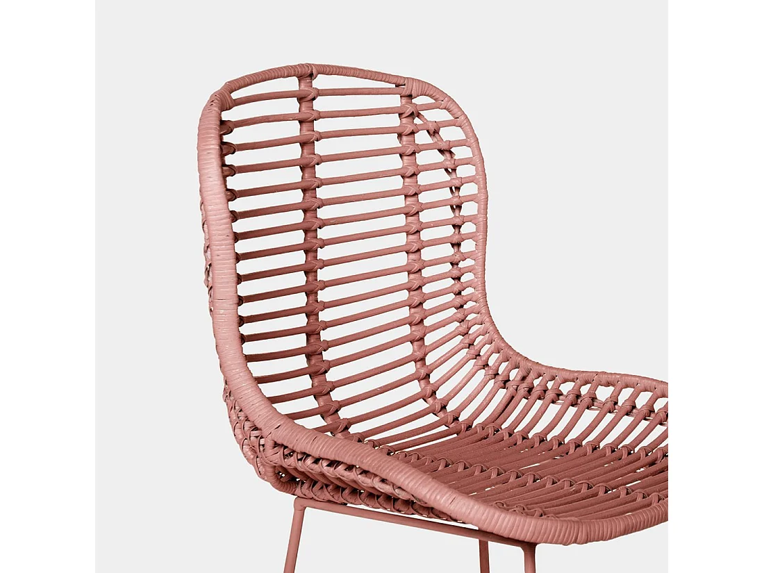 Packs 2 sillas Terracota 47 x 86 cm