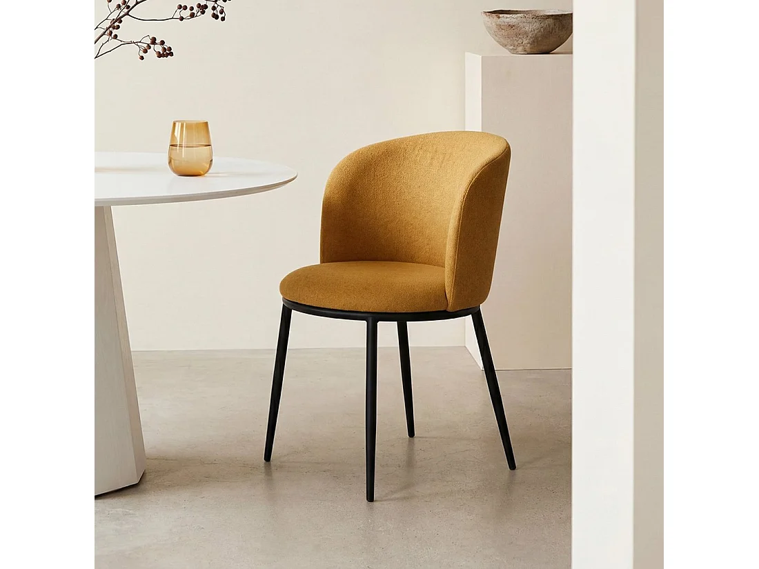 Packs 2 sillas Mostaza 51 x 80 cm