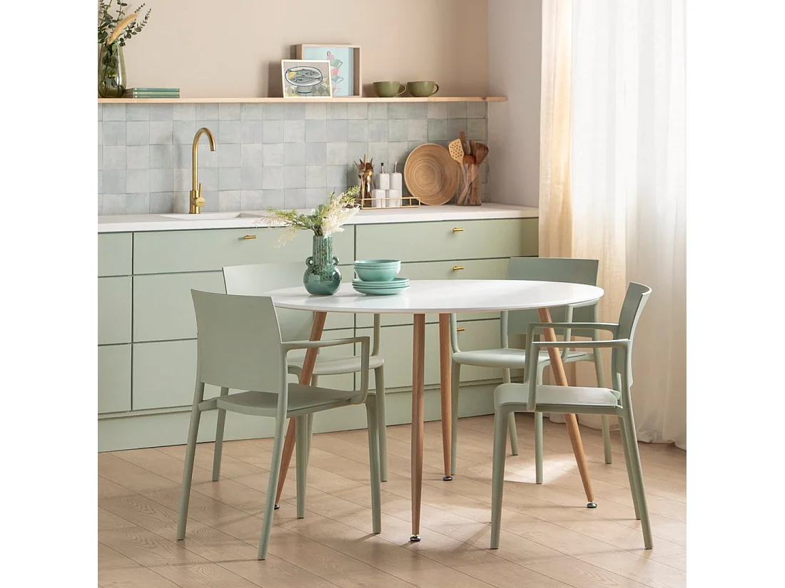 Packs 4 sillas Verde 56 x 80 cm