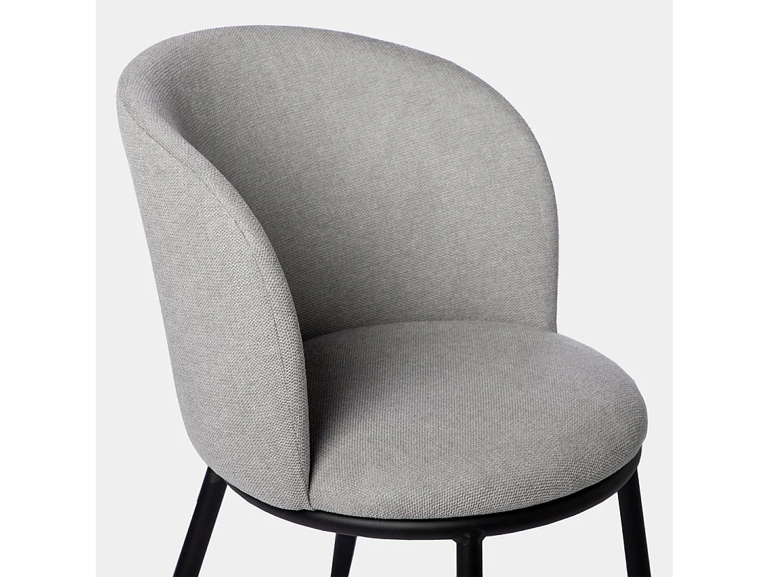 Packs 2 sillas Gris 51 x 80 cm