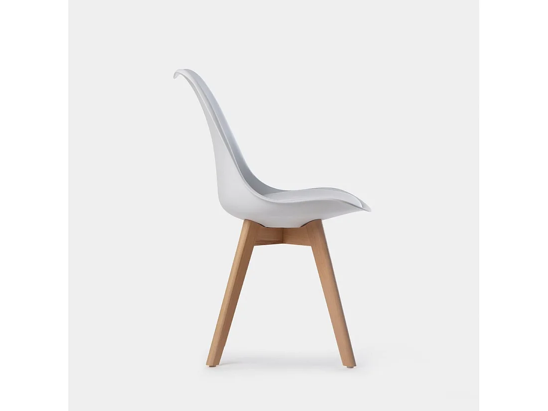 Packs 4 sillas Blanco 48 x 82 cm