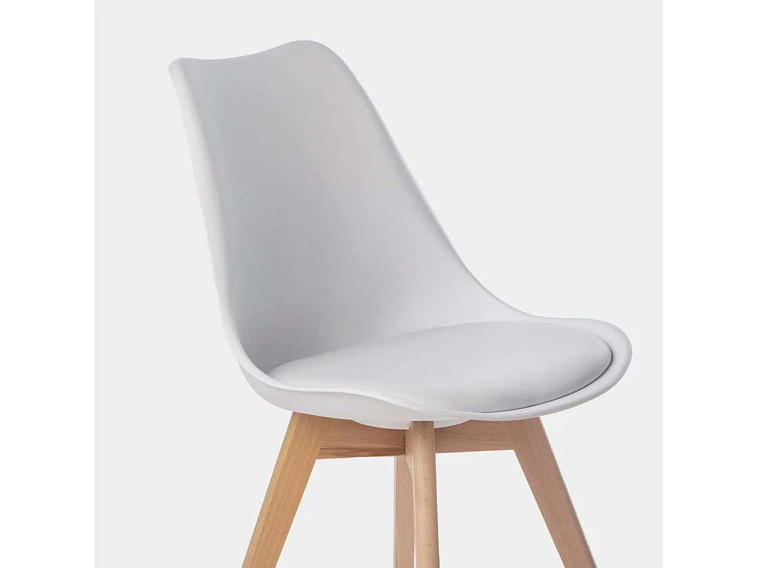 Packs 4 sillas Blanco 48 x 82 cm