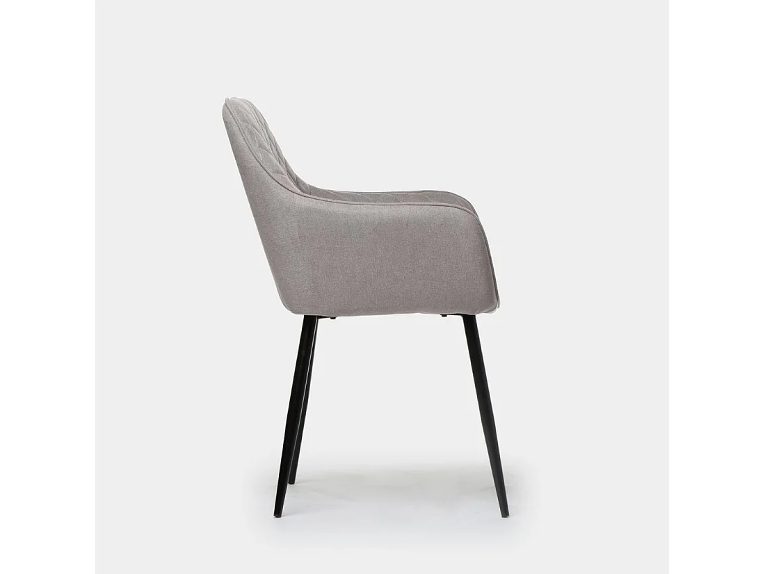 Packs 2 sillas Gris 58 x 85 cm