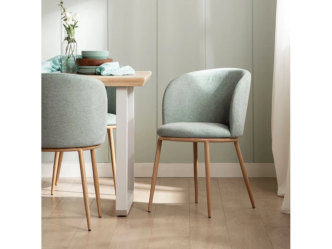 Packs 2 sillas Menta 51 x 80 cm