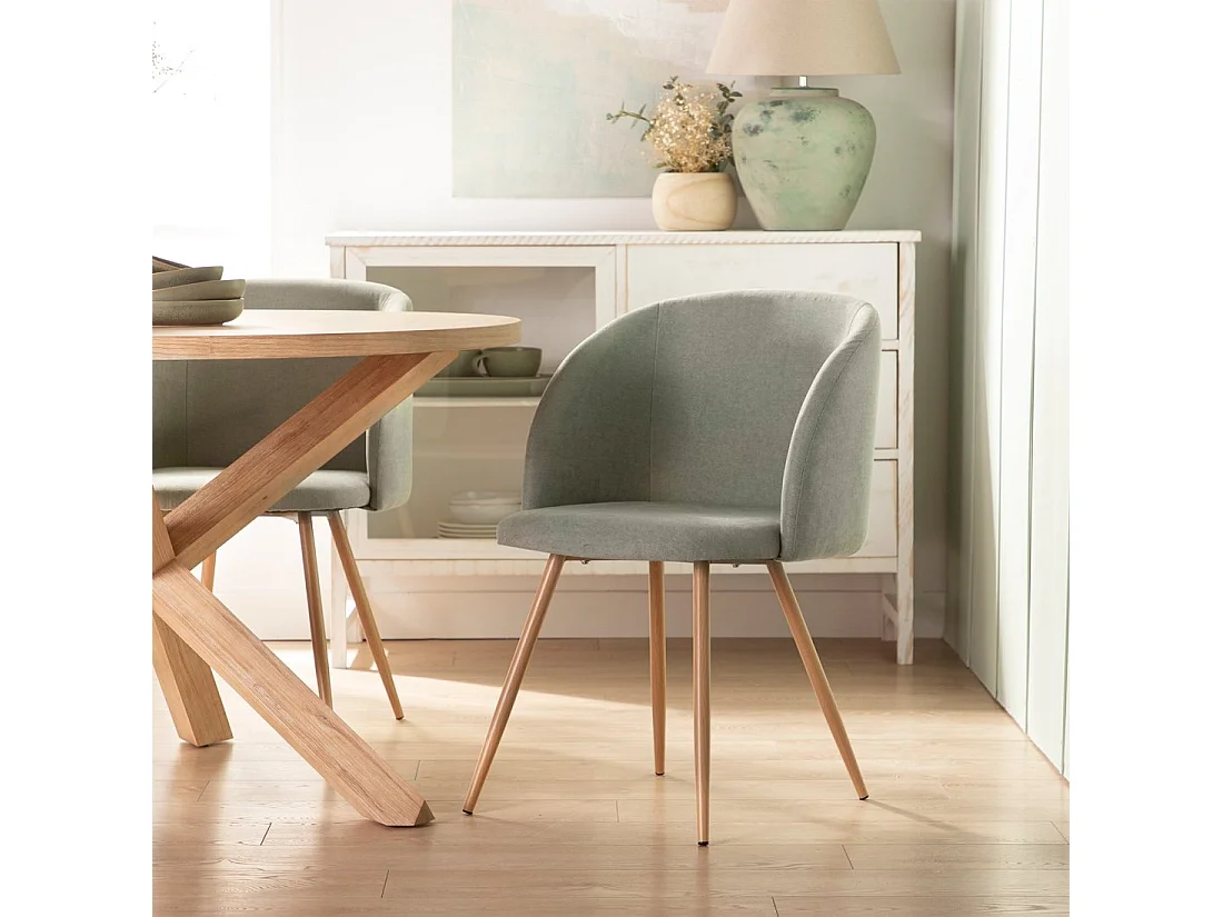 Packs 2 sillas Verde 54 x 82 cm