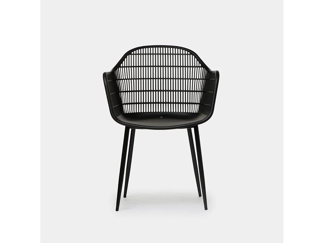 Packs 4 sillas Negro 62 x 86 cm