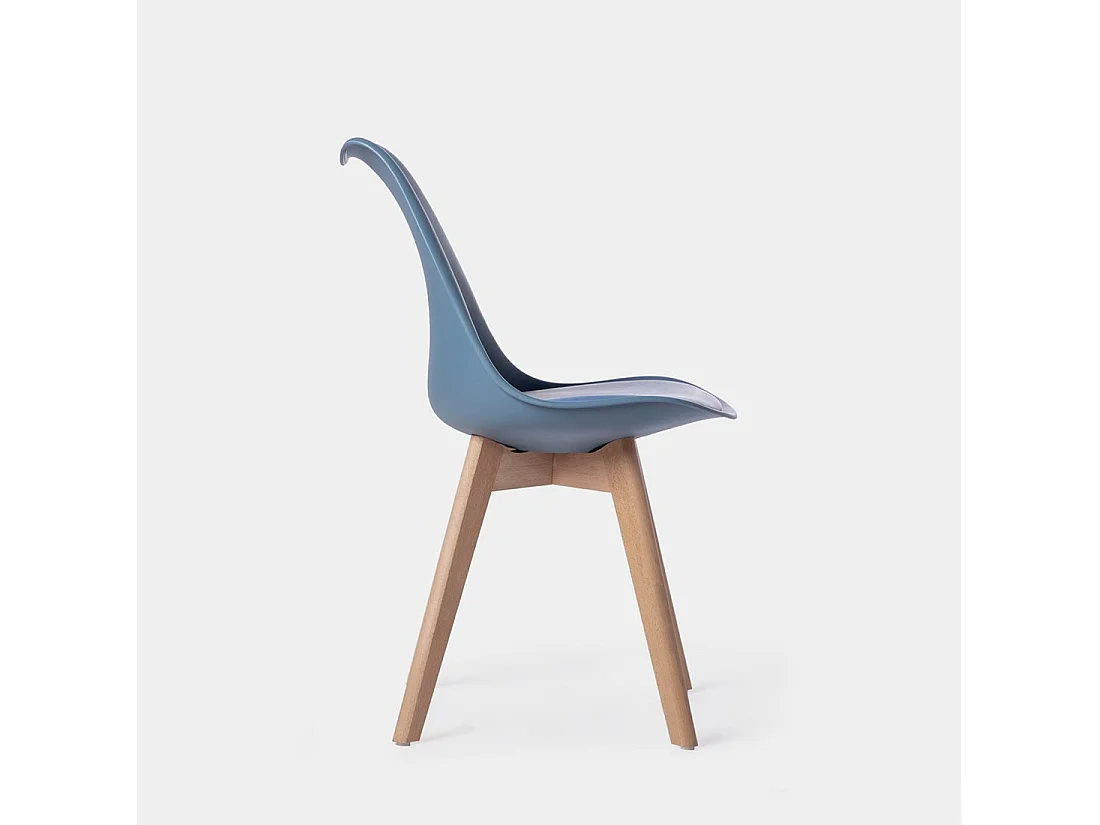Silla polipropileno de Plástico Azul 82 x 48- Kler