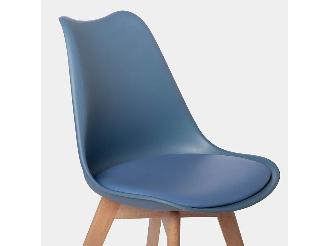 Silla polipropileno de Plástico Azul 82 x 48- Kler