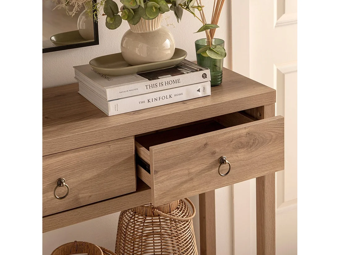 Mueble recibidor de Madera Natural 85 x 120- Livorno